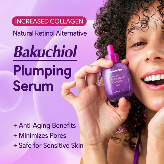 Iceshardds Bakuchiol Plumping Serum 30ml | Gentle Retinol Alternative for Firm, Youthful & Radiant Skin