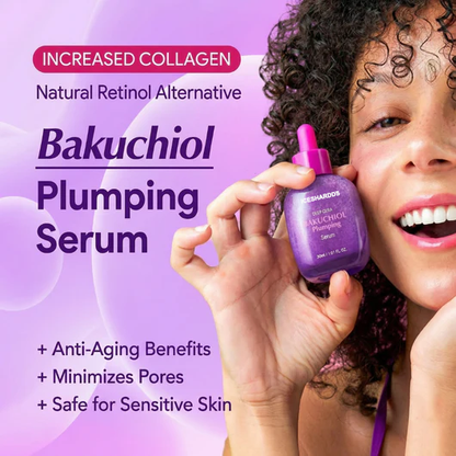 Iceshardds Bakuchiol Plumping Serum 30ml | Gentle Retinol Alternative for Firm, Youthful & Radiant Skin